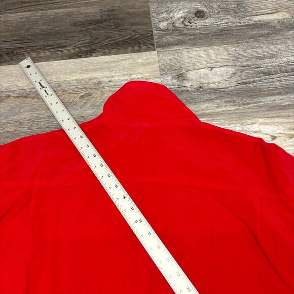 Vintage‎ 90sJack Daniels Gear Red Mens Large Nylon Waterproof Windbreaker Jacket - Picture 4 of 11